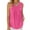 Rose Red, variant on XBASW Women's Chiffon Tank Tops Summer Tunic Sleeveless Blouse Loose Casual Work Shirts for Womens S-2XL