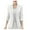 #309-White, variant on Neewe Women's Work Office Blazer Stretch Lapel Collar Long Sleeve Jacket Suit Blazer
