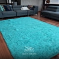 thumbnail image 2 of Tapete Decorativo Ilios Innova Tipo Shag 2x3 Aqua, 2 of 10