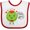 White and Red, variant on Inktastic Olive You Boys or Girls Baby Bib
