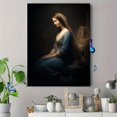 thumbnail image 4 of Renaissance Lady Portrait Canvas Print, Wall Decor for Living Room Bedroom Office Study Dining Room Hotel, 4 of 8