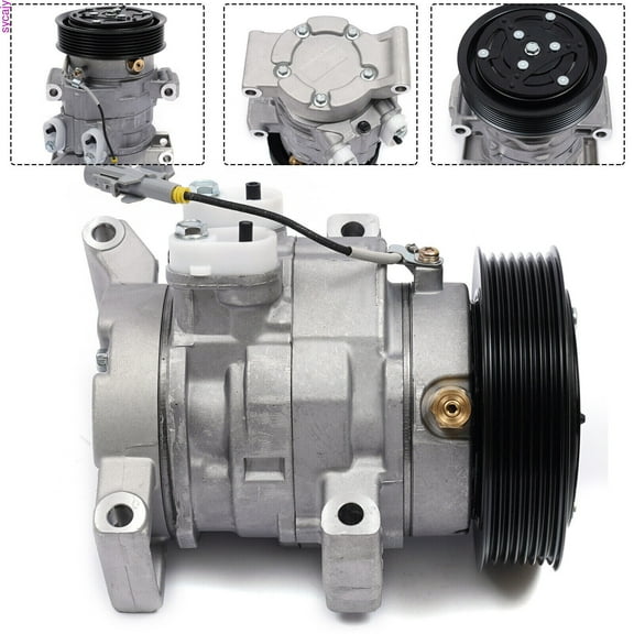 Miumaeov Air Conditioning AC Compressor With Clutch For Toyota Hilux 2.5L 3.0L 2004-2015