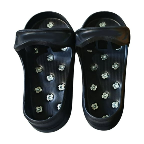 RYUJNDK Spiked Shoes Convenient Spiked Shoes Breathable for Leveling Overlays Wide Base Stability for Standing or Kneeling