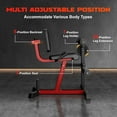 thumbnail image 6 of MITONOS Leg Extension and Curl Machine,4 in 1 Lower Body Workout Machine，Adjustable Leg Curl Machine,Leg Extension Machine with Exercise Bench,Home Gym Weight Machine with 100lb Plates, 6 of 7
