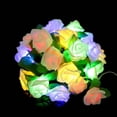 thumbnail image 4 of Rose Flower String Light Christmas Holiday Valentine‘s Day Wedding Party Garland Decoration, 4 of 8