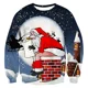 thumbnail image 3 of Suéter navideño con estampado divertido de animales de cabra y mangas largas para hombre 2024, sudaderas de moda para mascotas, gatos y perros, 3 of 5