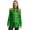 Green, variant on iEFiEL Womens SGT Sergeant Pepper Budget Jacket Hippy Medieval Shiny Satin Jackets Cosplay Costume Red L