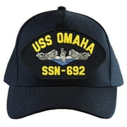 USS Omaha SSN-692 Blue Water ( Silver Dolphins ) Submarine Enlisted Cap