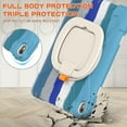 thumbnail image 6 of For iPad Air 3 10.5 Inch 2019/iPad Pro 10.5 Inch 2017 Case, 360 Rotatable Handle Stand, Shoulder Strap, Drop-Proof Design, Colourful Blue, 6 of 7