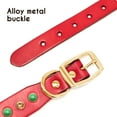 thumbnail image 3 of Didog Luxury Bling Rhinestones & Pearls Pet Dog Collar Genuine Leather for Small Dogs Puppy Cat, 3 of 10