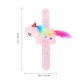 thumbnail image 2 of linda pulsera de unicornio de peluche rosa, 2 of 5