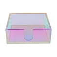 thumbnail image 1 of yuksok Elegant Paper Napkin Holder Case Iridescent Creative Dispenser Container, 1 of 9