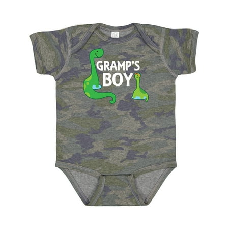 

Inktastic Gramps Boy Cute Dinosaur Gift Baby Boy Bodysuit
