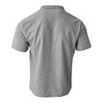 thumbnail image 4 of Men's Solid Color Lapel Unbuttoned Top Men's Casual Business V-Neck Short Sleeve Top 2XL, 4 of 5