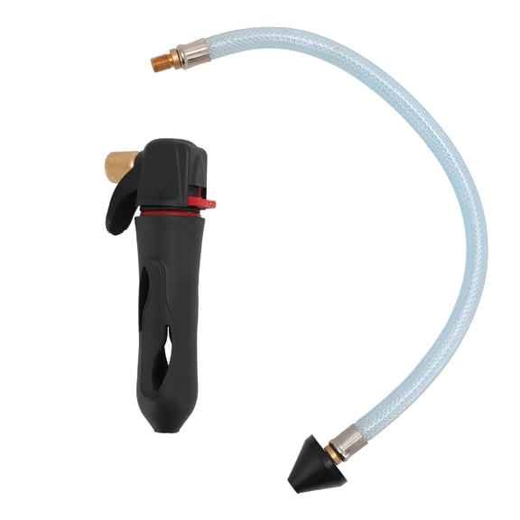 HIBIBUD ABS Brass AC Drain Line Cleaner Tool With Hose For Condensate Line Yellow