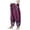 Purple, variant on Tbopshirt Linen Pants Women Plus Size,Womens Fashion Casual Pants Gifts for Women,Cotton Linen Print Patchwork Irregular Loose Wide Leg Pants