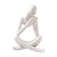 thumbnail image 3 of Estatua de pensador, escultura de resina, estilo nórdico, artesanía, figura humana, adornos artísticos. 8cmx6cmx12cm, 3 of 9