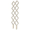 thumbnail image 2 of Wooden Plant Trellis for Home Light Brown Sturdy Support with Honeycomb Pattern 12.5x18.3 Inches, 2 of 9
