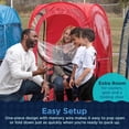thumbnail image 5 of Pop-Up Sports Tent 1-2 Person – Instant Setup Tank All-Weather Shelter for Outdoor Sports, Rain, Wind & Cold, 5 of 12