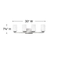 thumbnail image 2 of Hinkley Lighting - Four Light Bath - Kyra - 4 Light Bath Vanity in Transitional, 2 of 9