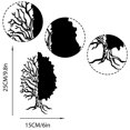 thumbnail image 2 of Tree Silhouette Wall Art Decor Metal Hanging Garden Sculpture Home Decoration Artwork Wall Sticker Courtyard Lawn Ornament, 2 of 5