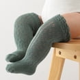 thumbnail image 3 of Calcetines de verano para bebés, calcetines hasta la rodilla transpirables para niños, medias largas para niños, calentadores de piernas para bebés de alta elasticidad, 3 of 5