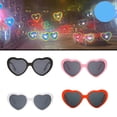 thumbnail image 2 of Gafas Con Efecto De Corazón Juegos De Gafas Con Efectos Especiales Gafas De Corazón Románticas Gafas De Difracción Con Efecto 3D Gafas De Sol Multifuncionales En Forma De Corazón 4 Piezas Minnieouse AP005849-00, 2 of 6
