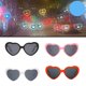 thumbnail image 2 of Gafas Con Efecto De Corazón Juegos De Gafas Con Efectos Especiales Gafas De Corazón Románticas Gafas De Difracción Con Efecto 3D Gafas De Sol Multifuncionales En Forma De Corazón 4 Piezas Noticed AP005849-00, 2 of 6