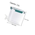thumbnail image 4 of BRIGHTFUFU 2Pcs Beverage Dispenser for Restaurants and Cafes Large Capacity Plastic 3.5L, 4 of 8