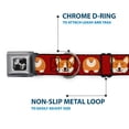 thumbnail image 5 of Buckle-Down Pet Collar, Dog Collar Metal Seatbelt Buckle, Corgi Face Rump Red, 20 to 31 Inches 1.5 Inch Wide, 5 of 8