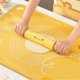 thumbnail image 5 of Rodillo de amasar multifuncional para hornear con poste extendido para pastel de cocina casera amarillo, 5 of 10