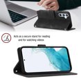 thumbnail image 4 of Compatible with Samsung Galaxy A54 5G Classic Embossed PU Leather Case with Card Holder Shockproof Cover, 4 of 5