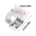 thumbnail image 3 of New Adjustable Bias Tape Binding Presser Foot - New Model Adjustable From 2 To 8 Inches For Precise Bias Tape Binding - For Home Sewing Machines, Diy Enthusiasts, Sewing Crafts,, 3 of 5