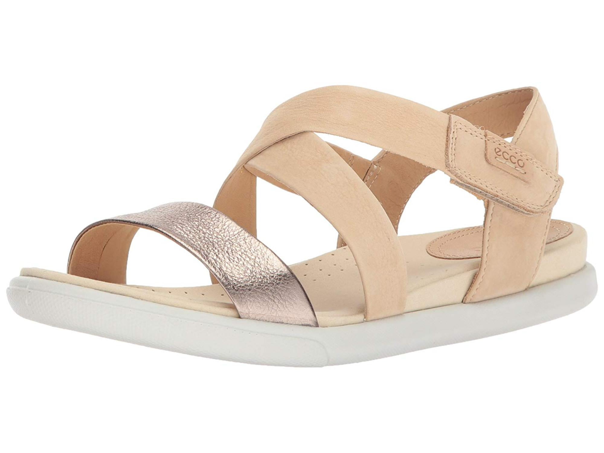 ecco closed toe sandals