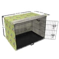 thumbnail image 6 of Cartoon Dog Crate Cover, Funny Animal Dancing in Tutu Ballerina Zoo Design, Easy to Use Pet Kennel Cover Small Dogs Puppies Kittens, 7 Sizes, Pale Green and Multicolor, by Ambesonne, 6 of 6