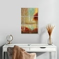 thumbnail image 2 of Elephant Stock Emerald Pond Wall Art - Vertical Multi Panel Canvas - Living Room Wall Decor - Nature Multi Panel - Red And Orange Decor By Ruane Manning - 14" x 23", 2 of 4