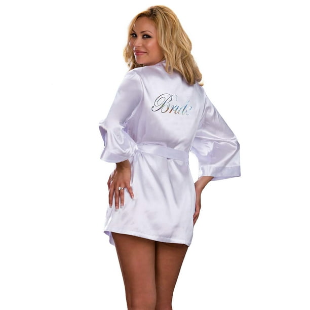 Dreamgirl Plus Size Lingerie Sexy Yours Truly Bridal Robe Set