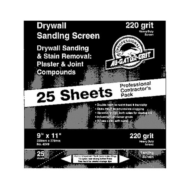 Gator Grit Sandpaper 180 Grit Extra Fine Drywall