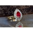 thumbnail image 6 of HeartsAndYou 2ct Natural Pink Ruby Art Deco Promise Engagement Ring 14k SOLID Yellow Gold, 6 of 9