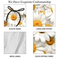 thumbnail image 4 of luoweisi Men's Beach Shorts Quick Dry Swim Trunks with Mesh Lining Daisy XL, 4 of 5