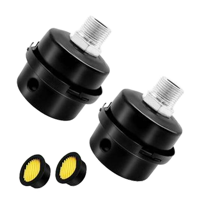 2 silenciadores para compresor de , silenciadores de ruido, filtro de repuesto con de 1/2", accesorios para generadores y sopladores.