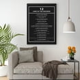 thumbnail image 4 of 12 Laws of the Universe Poster Inspirational Quotes Wall Art Motivational Sayings Print Spiritual Decor for Living Room Office Bedroom Home, 4 of 5