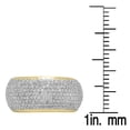 thumbnail image 3 of Dazzlingrock Collection 1.10 Carat (ctw) 18K Round Diamond Anniversary Wedding Band Ring 1 CT, Yellow Gold, Size 7, 3 of 3