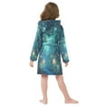 thumbnail image 7 of FORMRS Niños Bathrobe Unisex Hooded Robe Soft Plush Pajamas Sleepwear, Size 10-12T, Magical Forest Glowing Lights, 7 of 7
