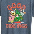 thumbnail image 3 of SpongeBob SquarePants - Good Tide - Women's Lightweight French Terry Pullover, 3 of 6