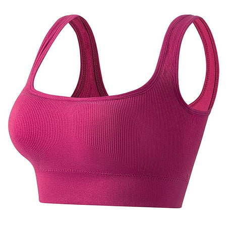 Ukumplol Sports Bras for Women Large Size Gathered Women s Underwear Straps Sports Yoga Anti Bra Bottoming Tank Tops Push Up Bras for Women Bralettes for Women Sleep Bras for Women Red XXL