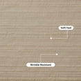 thumbnail image 4 of Mainstays Garment Washed Striped Pillow Sham, King, Beige, 1 Pack, 4 of 7