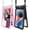 Black + Pink, variant on Njjex Large Waterproof Phone Lanyard Case -2 Pack,Double Space Waterproof Phone Case with iPhone 14/13/12/11 Pro Max/Pro/8 Plus, Galaxy S23/S22/S21/S10/Note 20/10/9,Dry Bag for Vacation-Black+Green