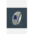 thumbnail image 2 of 2.10Ct Round Cut Simulated Sapphire Women's Ring 14K White Gold Plated, 2 of 3