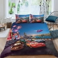 thumbnail image 2 of The Movie Cars Themed Bed Sheet Set Three Piece Set 53x79 Inches Comfortable And Skin Friendly Unique Design Creating A Star Studded Night, 2 of 6